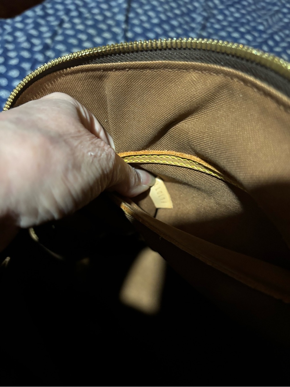 Louis Vuitton Monogram Canvas Satchel in Brown and Tan - Picture 3 of 8